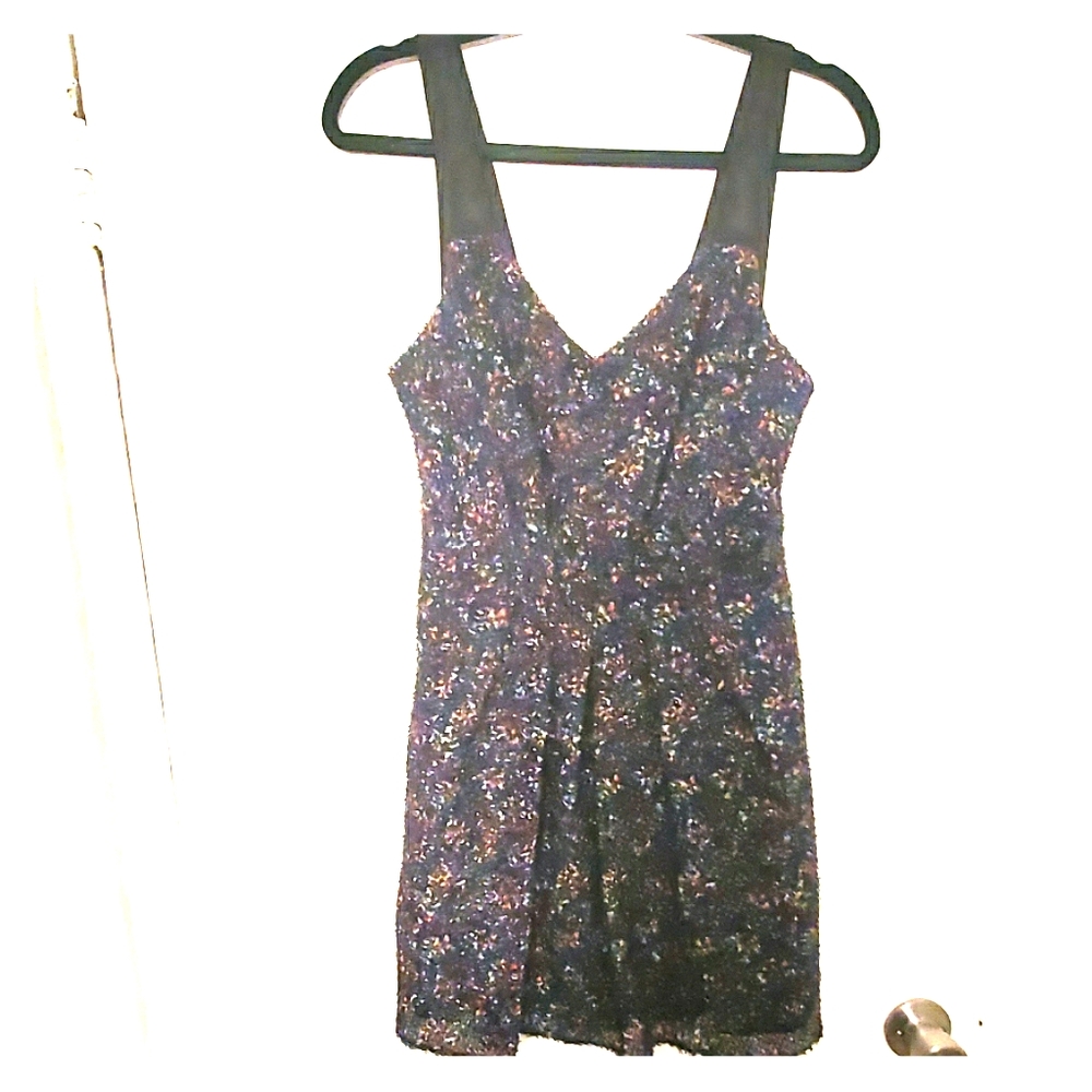 BCBGeneration textured Mini Dress
